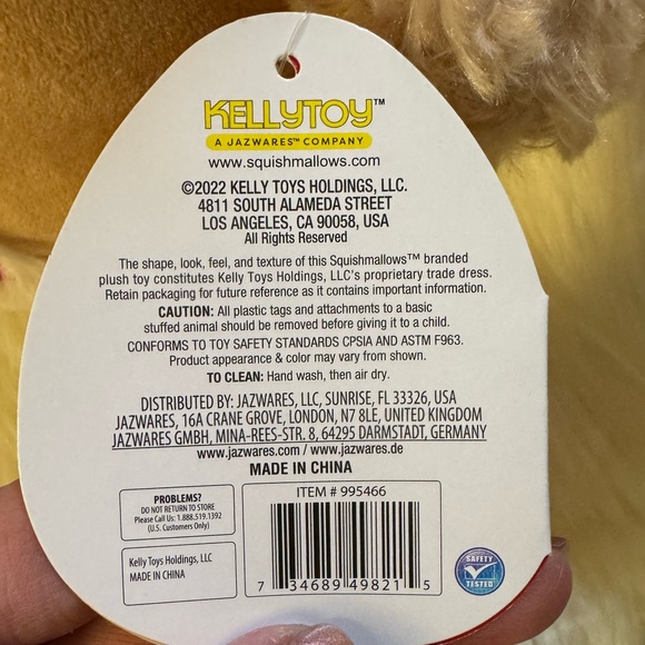 Squishmallow 8” Jacinda the Poodle Valentines Day Exclusive NWT - Picture 3 of 4